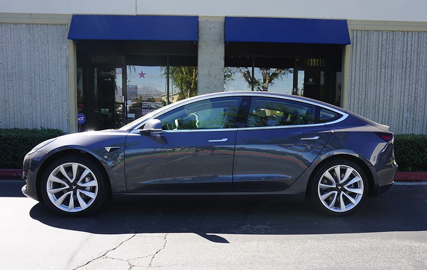 Tesla after tint