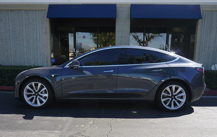 Tesla before tint